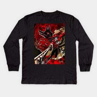 ALUCARD Inner demons Vampire Illustration Hellsing Kids Long Sleeve T-Shirt